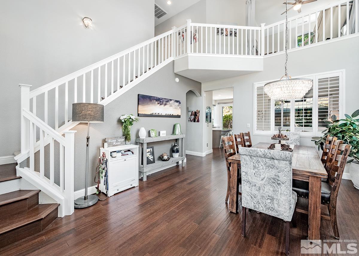3095 Roxbury Drive Reno, NV 89523 - Photo 4 of 36 a living room with furniture and a wooden floor