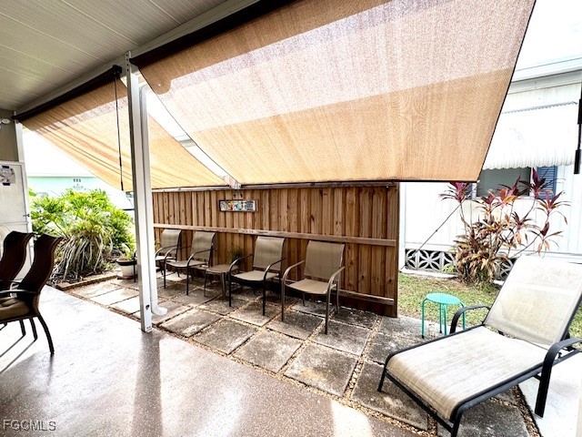 5520 Colonial Road North Fort Myers, FL 33917 - Photo 26 of 44 a building outdoor space with patio furniture