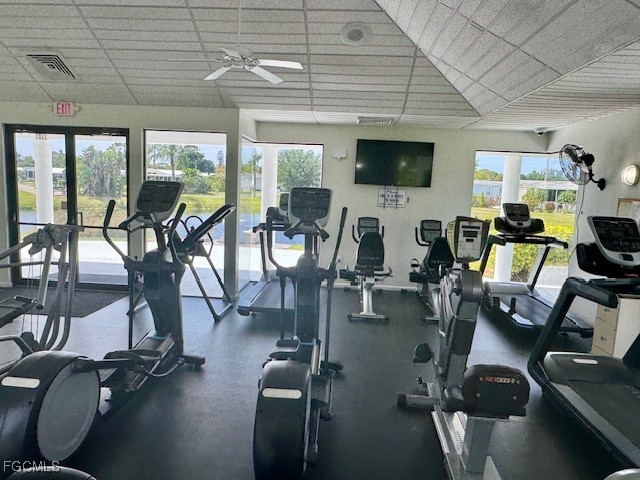 5520 Colonial Road North Fort Myers, FL 33917 - Photo 35 of 44 a view of a room with gym equipment