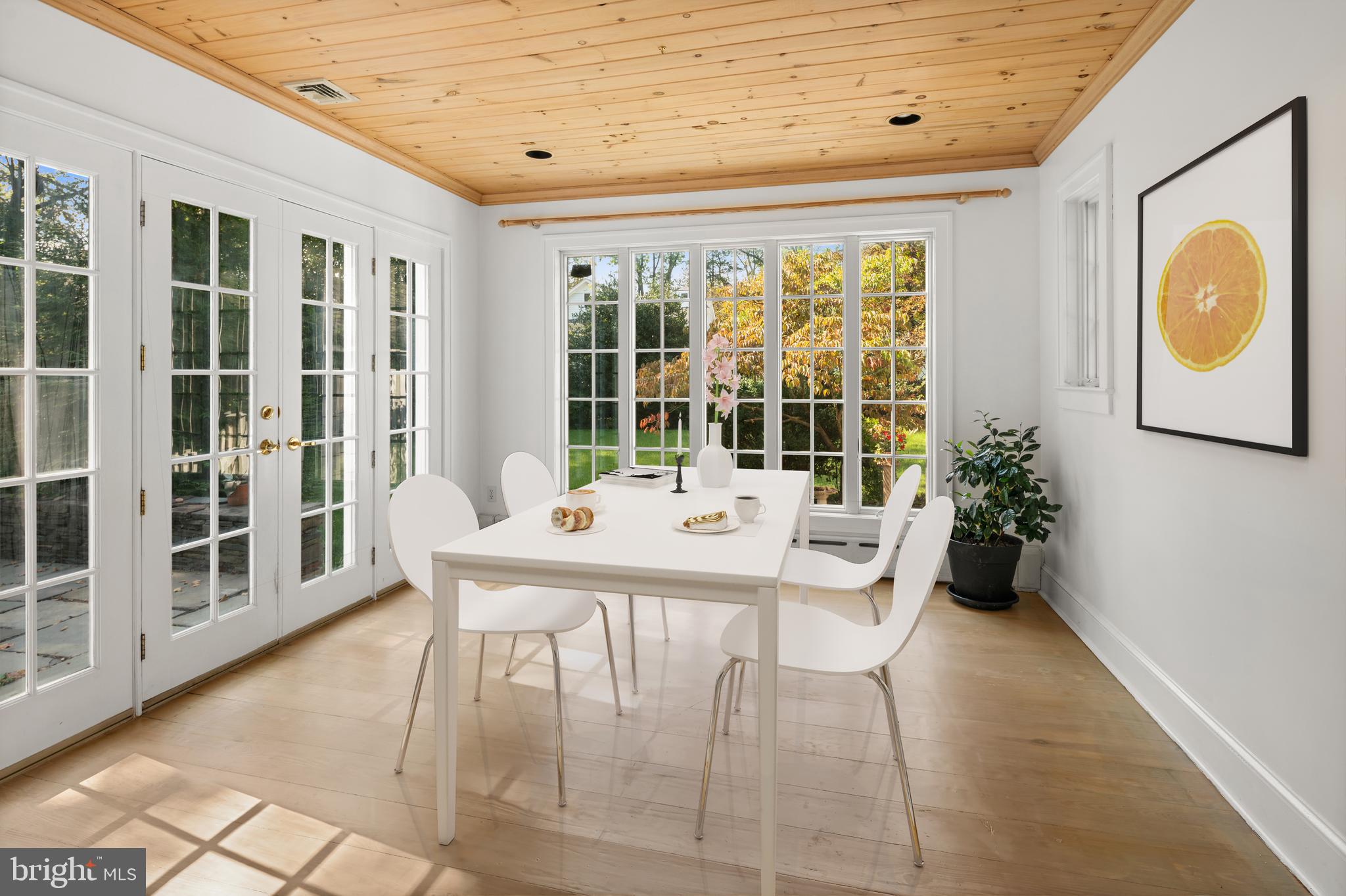 160 Springdale Road Princeton, NJ 08540 - Photo 7 of 38 Breakfast room with French doors to patio
