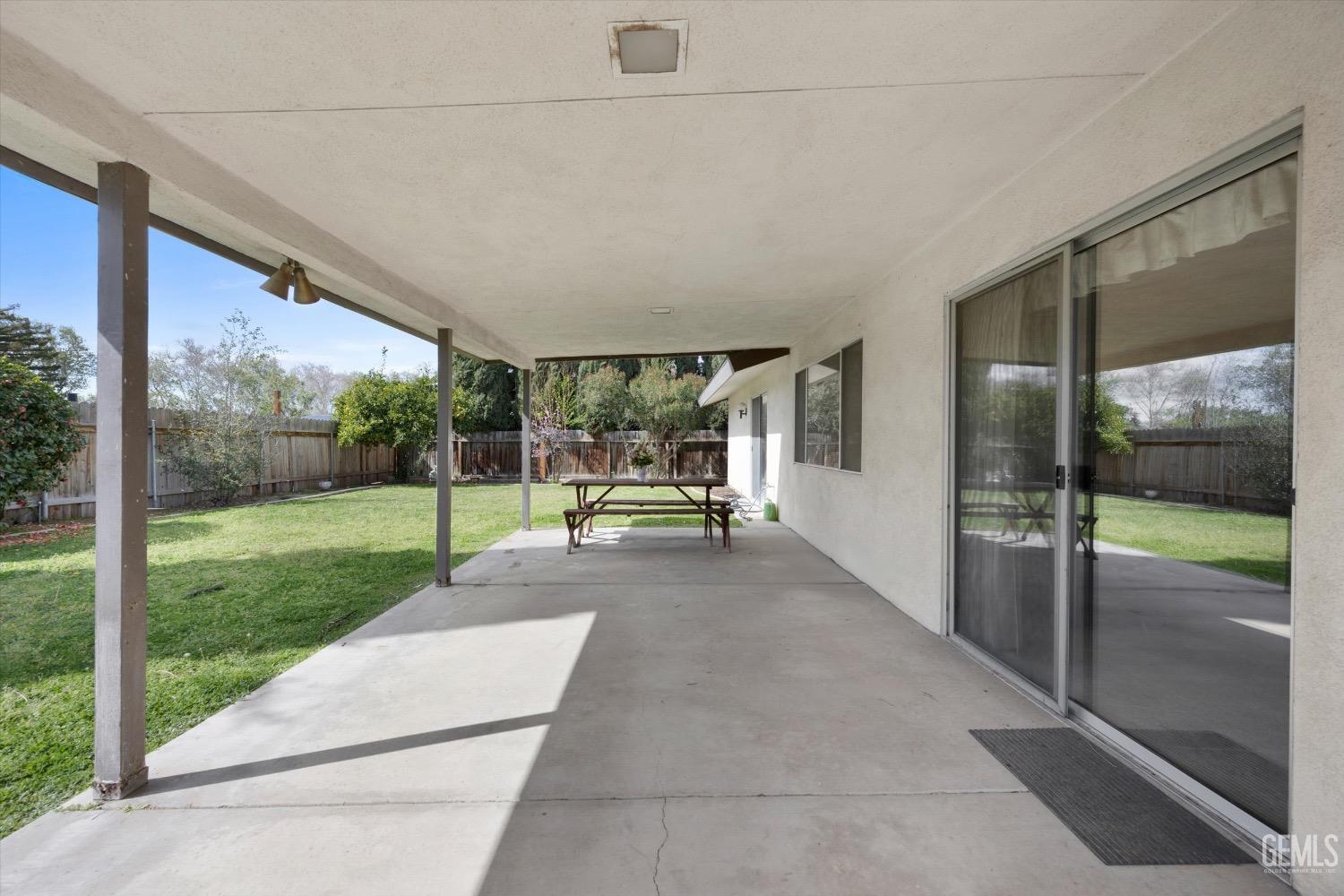 Undisclosed Address Bakersfield, CA 93311 - Photo 29 of 35 a view of a porch with backyard