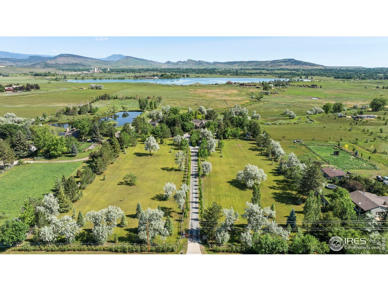a view of lake with city view