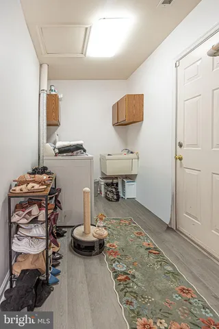 a room with furniture