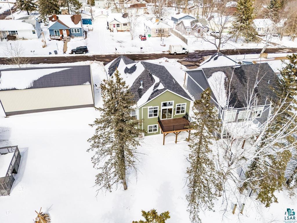 2236 Hoover Street Duluth, MN 55811 - Photo 45 of 52 Snowy aerial view featuring a residential view