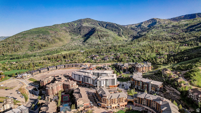 2417 West High Road, Unit 2515 Park City, UT 84098 - Photo 50 of 67 Aerial overview of property's location with a mountain backdrop