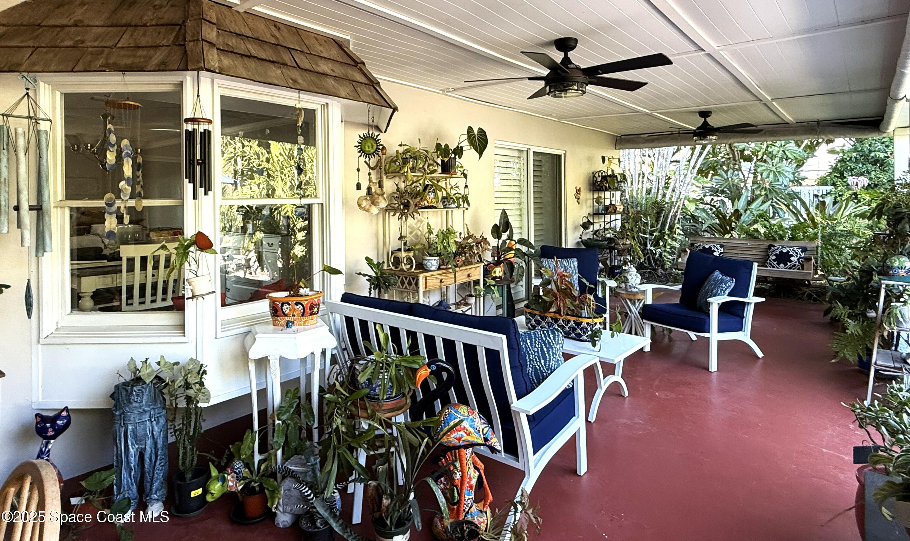 280 Azalea Terrace Indian Harbour Beach, FL 32937 - Photo 36 of 44 Back Porch