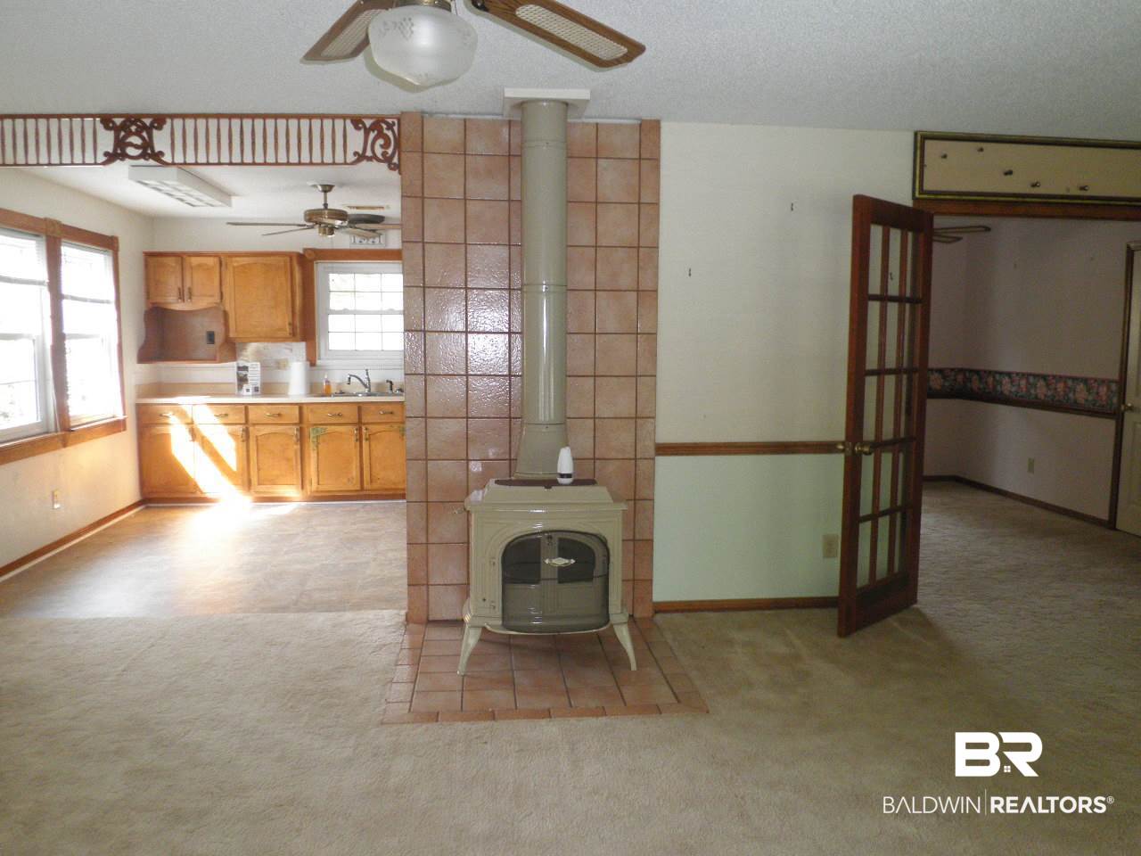 12921 Oak Tree Drive Magnolia Springs, AL 36555 - Photo 4 of 13 Pot Belly Wood Stove