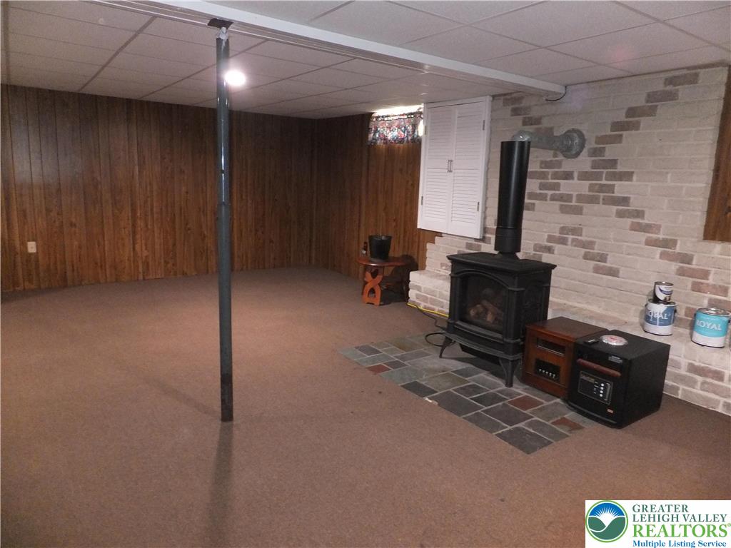 8368 Seemsville Road Northampton, PA 18067 - Photo 11 of 18 LL Family Room with propane stove