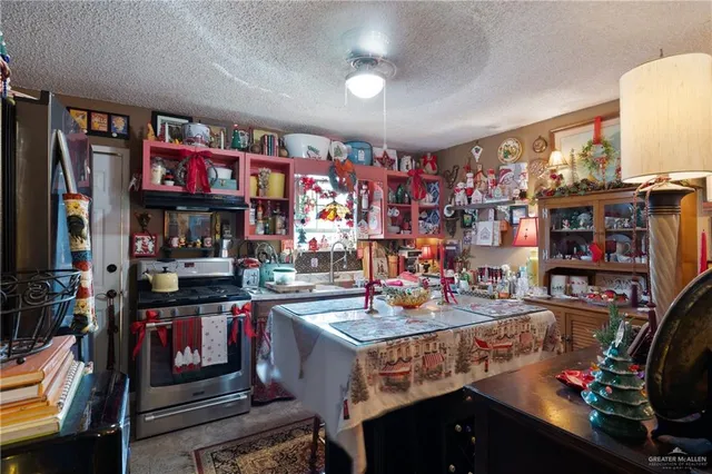 a front view of house with yard and seating area