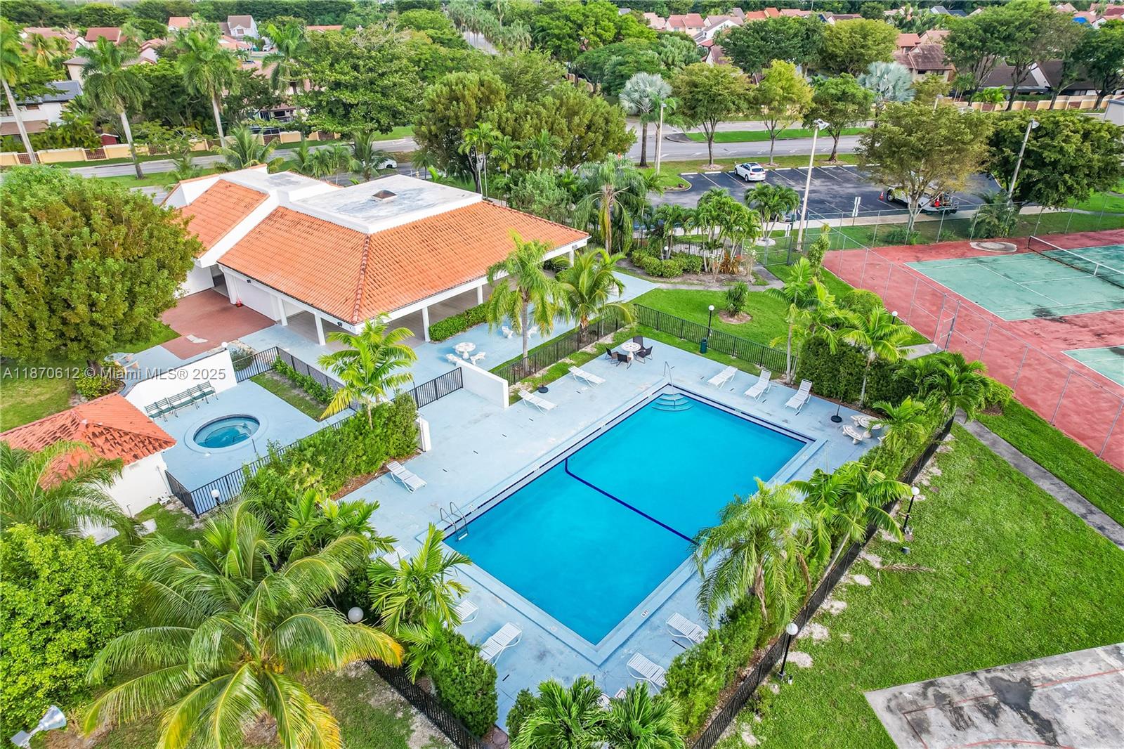 6514 Southwest 128th Place, Unit 6514 Miami, FL 33183 - Photo 42 of 46 an aerial view of a house