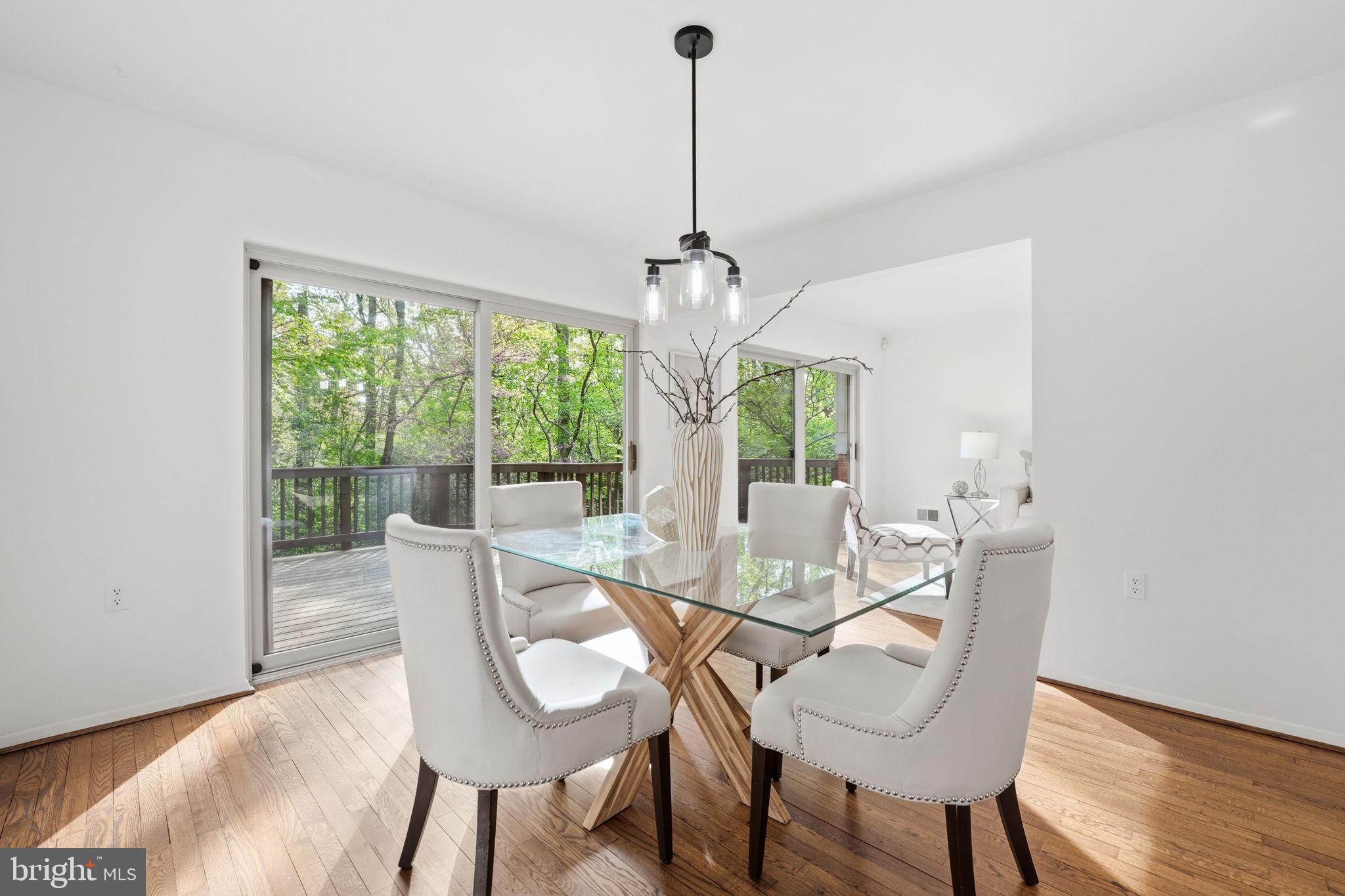 11002 Ring Road Reston, VA 20190 - Photo 8 of 64 Dining Rm/Door to Deck