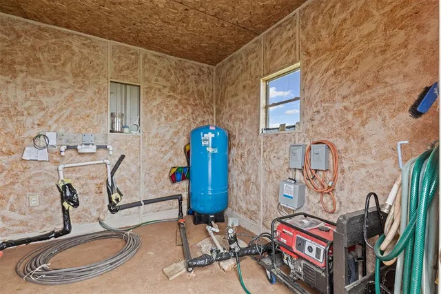 a view of a lake from a balcony