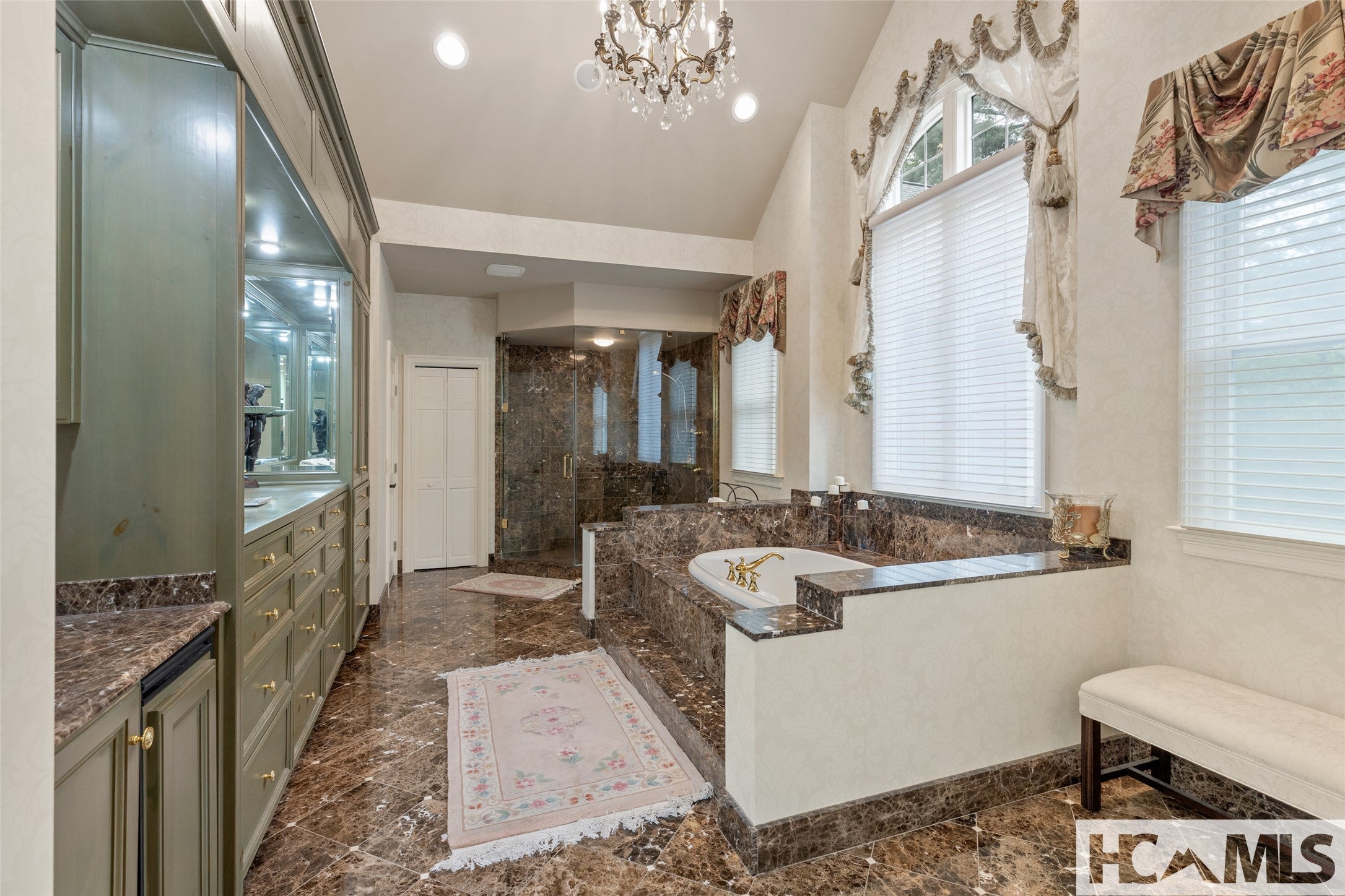 2130 Falcon Ridge Highlands, NC 28741 - Photo 47 of 94 Grand Soaking Tub and Lavish Tiles