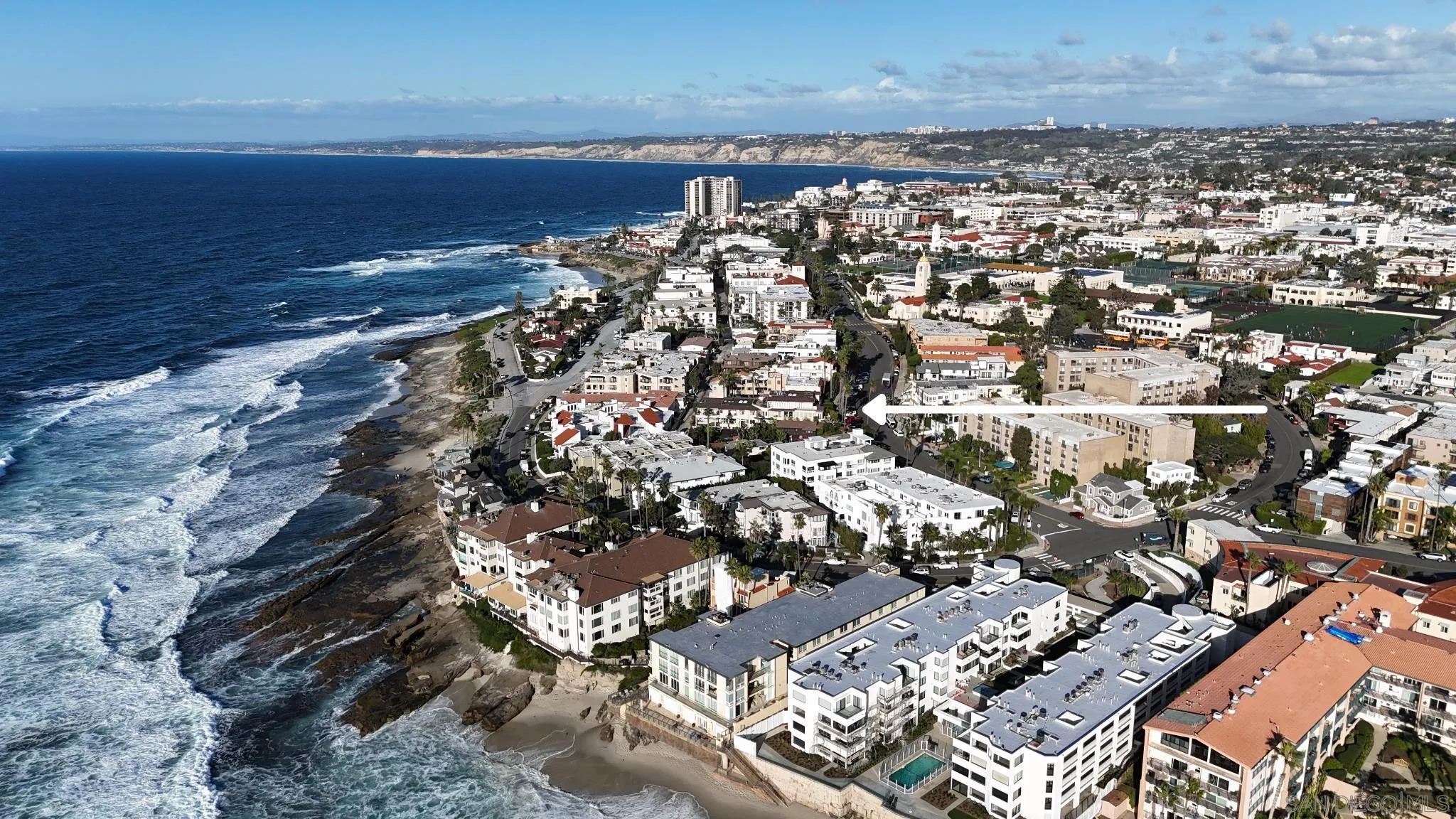 302 Prospect Street, Unit 6 La Jolla, CA 92037 - Photo 22 of 28 an aerial view of a city