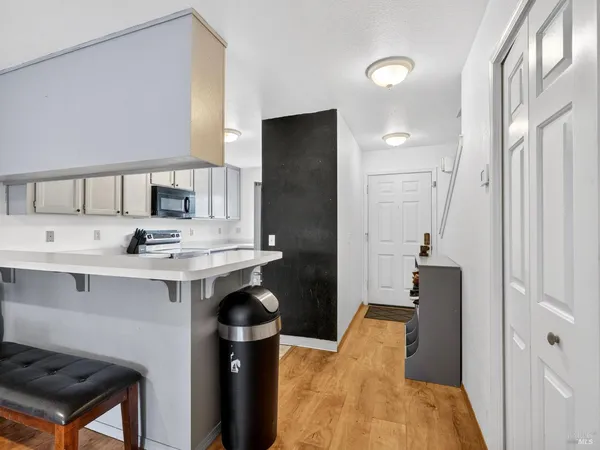 a bathroom with a sink double vanity and a mirror