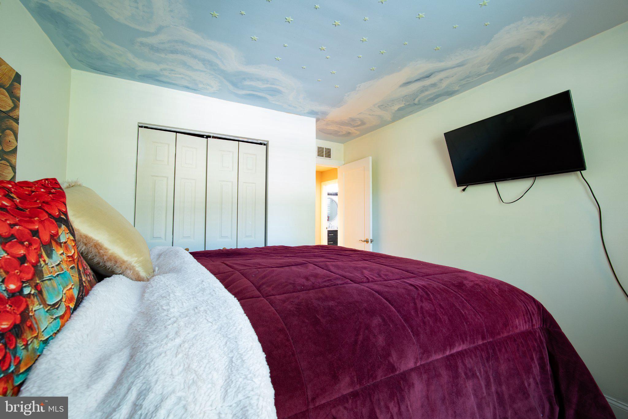 1728 Farmview Road Ambler, PA 19002 - Photo 22 of 33 Serene bedroom with artistic ceiling.