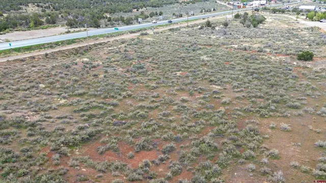 a view of an outdoor space with mountain view