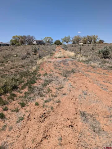 a view of mountain and a field