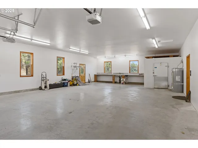 a view of a balcony with furniture