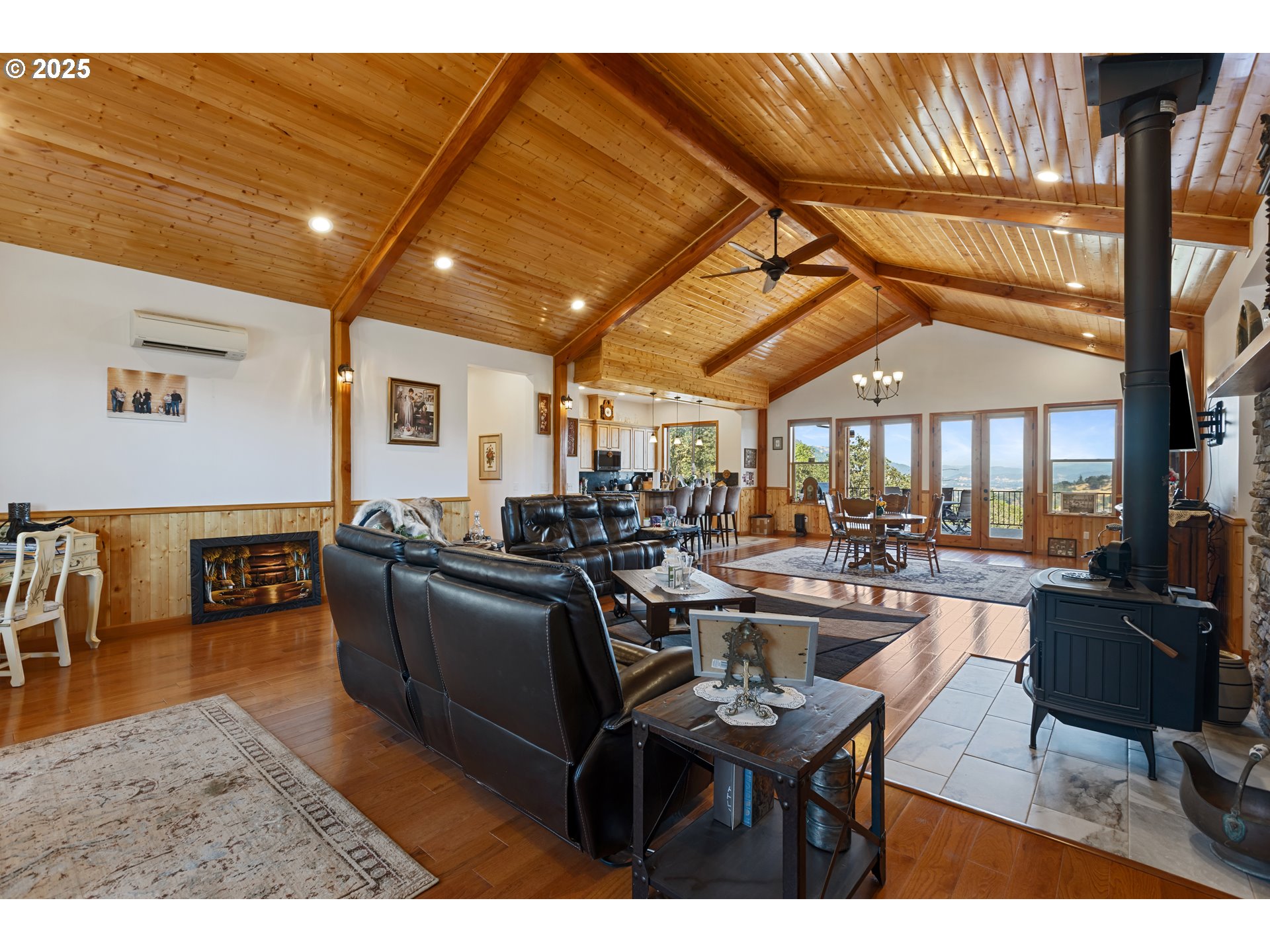 1757 Riddle Bypass Road Riddle, OR 97469 - Photo 6 of 38 a living room with lots of furniture and a large window