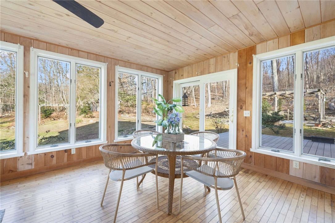 47 Sawmill Road Glocester, RI 02814 - Photo 35 of 49 Three season room overlooking back & side yard