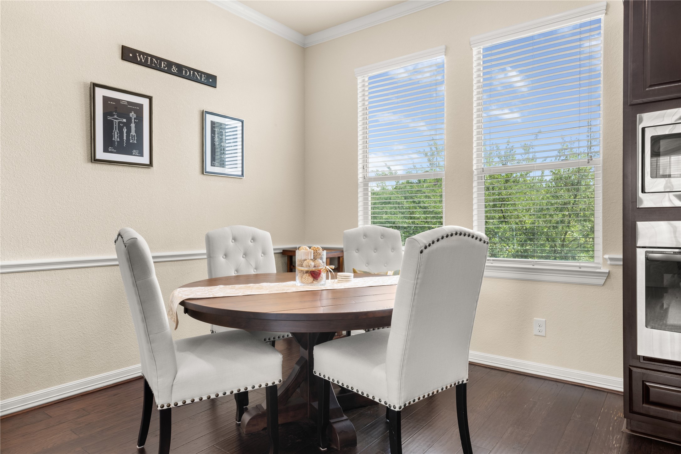 10204 Spring Shadows Park Circle Houston, TX 77080 - Photo 15 of 48 a view of a dining room with furniture and a window