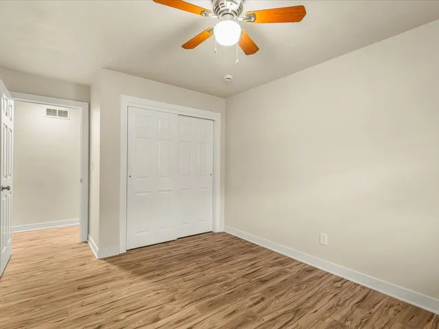 wooden floor in an empty room