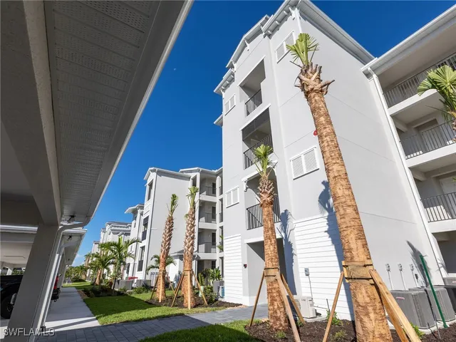 a view of a building with a street