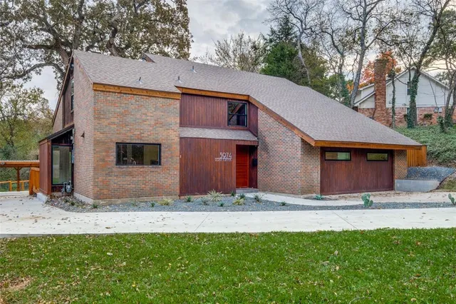 a front view of house with yard