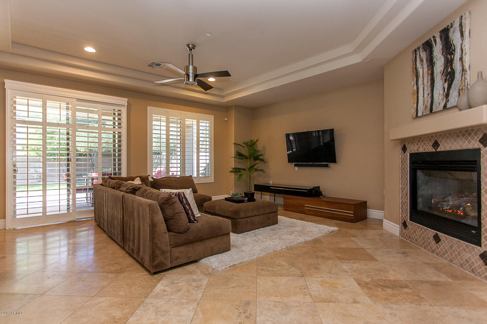 3661 East Maffeo Road Phoenix, AZ 85050 - Photo 11 of 52 Family Room w/Gas Fireplace
