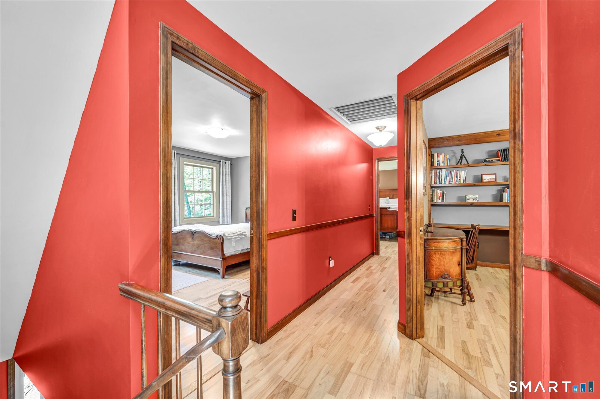 59 Indian Hill Road Canton, CT 06019 - Photo 20 of 39 wooden floor with a view of bedroom