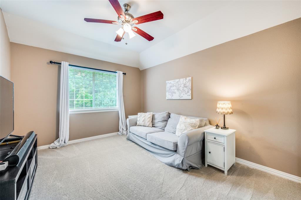 2109 Grayson Road McKinney, TX 75072 - Photo 19 of 31 Fifth bedroom has French Doors and can be used as a media room, an office, playroom, game room, craft room and so much more!