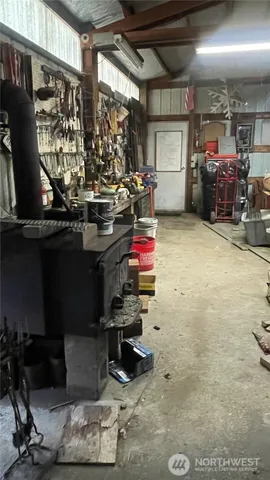 a room with lots of storage and utility