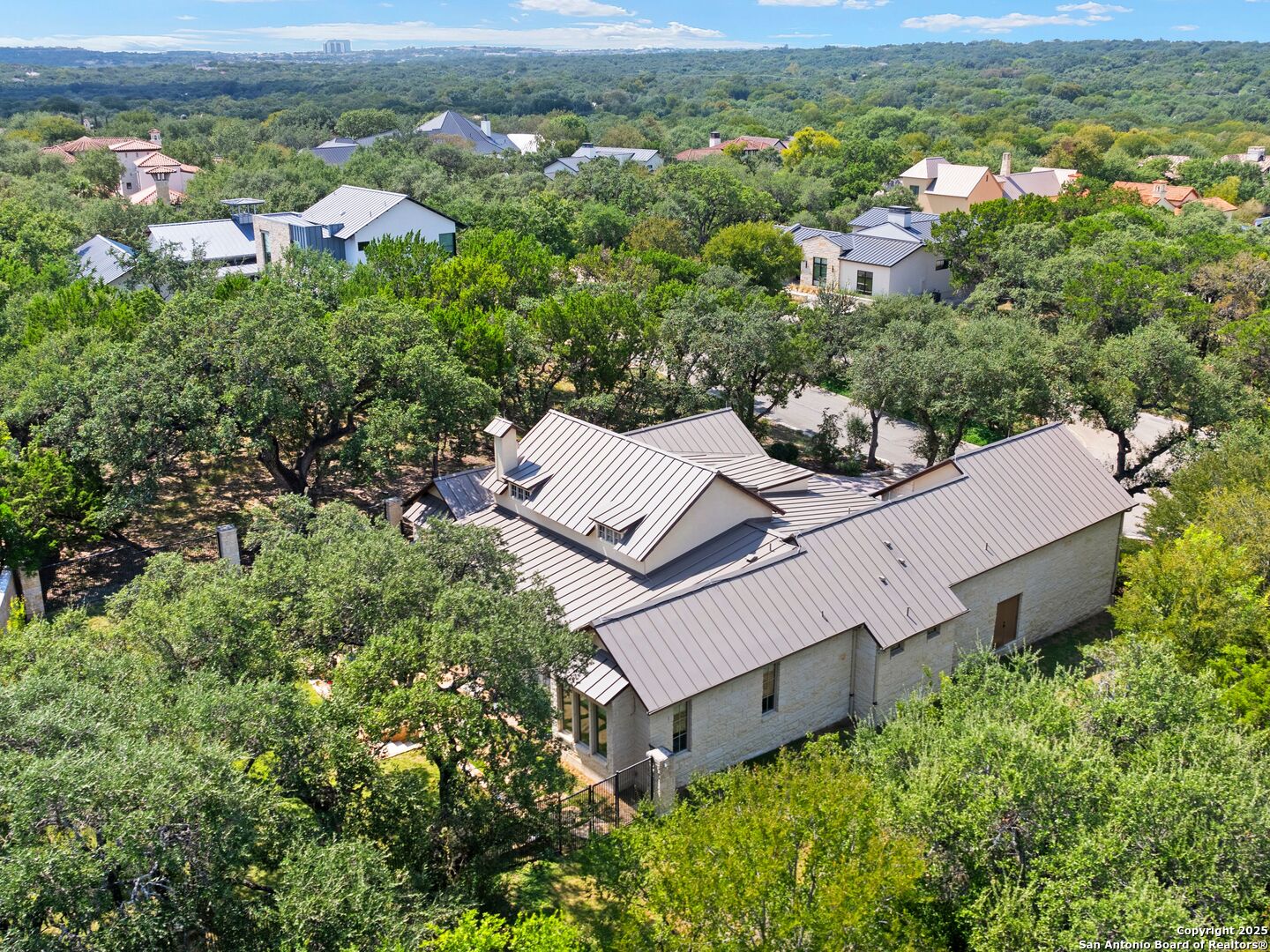 110 Manorbrook San Antonio, TX 78230 - Photo 36 of 40 an aerial view of multiple house with a yard