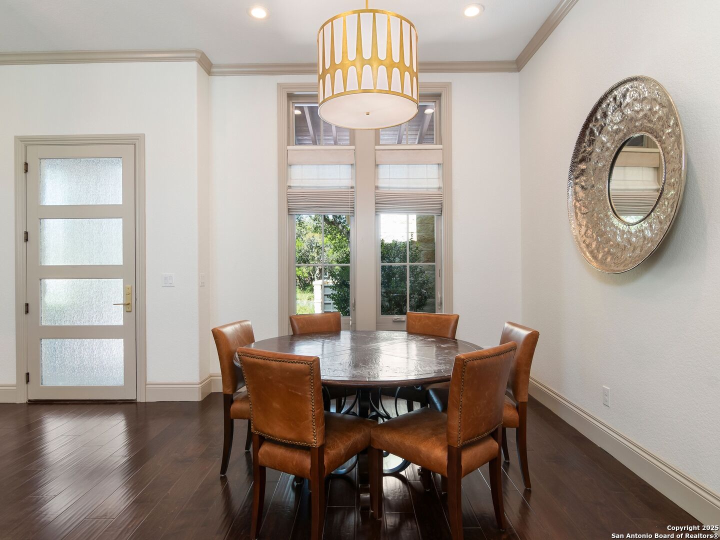 110 Manorbrook San Antonio, TX 78230 - Photo 9 of 40 a view of a dining room with furniture and wooden floor