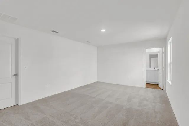 a view of an empty room