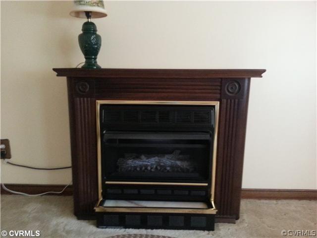 27518 Flank Road Petersburg, VA 23805 - Photo 19 of 24 Living Room - Propane fireplace with electric blow