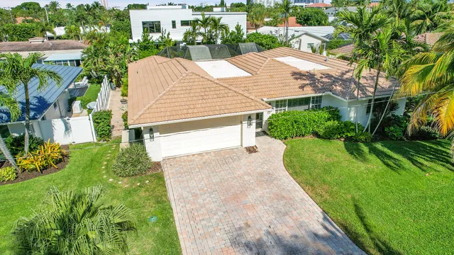 a view of a city and tall buildings