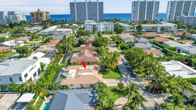 an aerial view of a city with lots of residential buildings