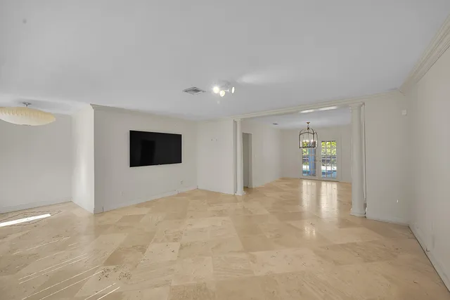 a view of an empty room