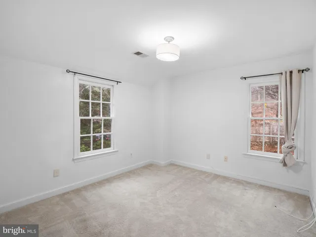 a view of an empty room