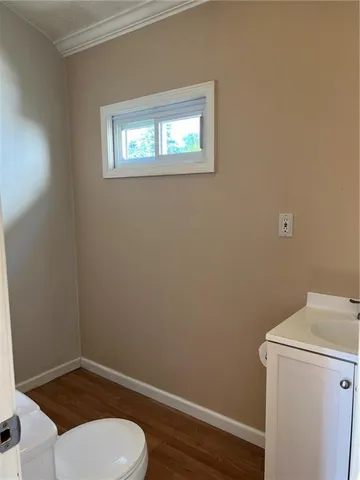 a bathroom with a toilet