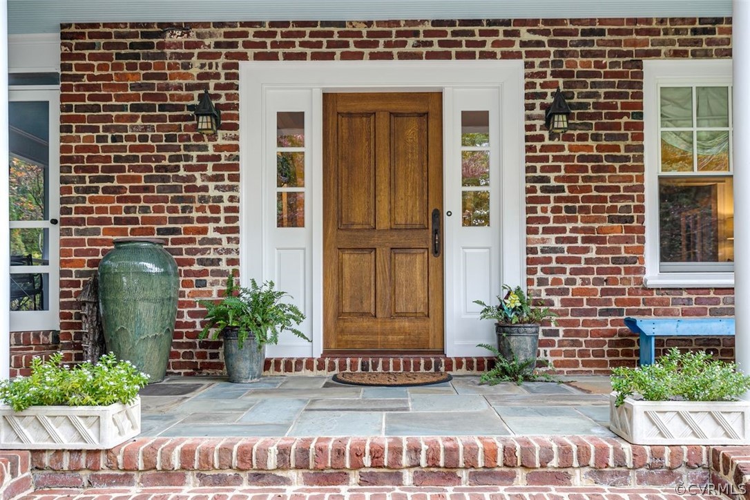 6600 Prospect Road Richmond, VA 23229 - Photo 3 of 50 Solid Wood door with Baldwin lock and sidelights o