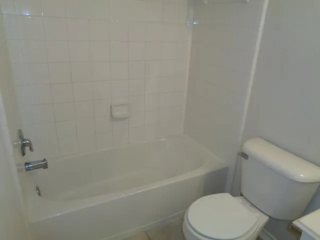 a bathroom with a window