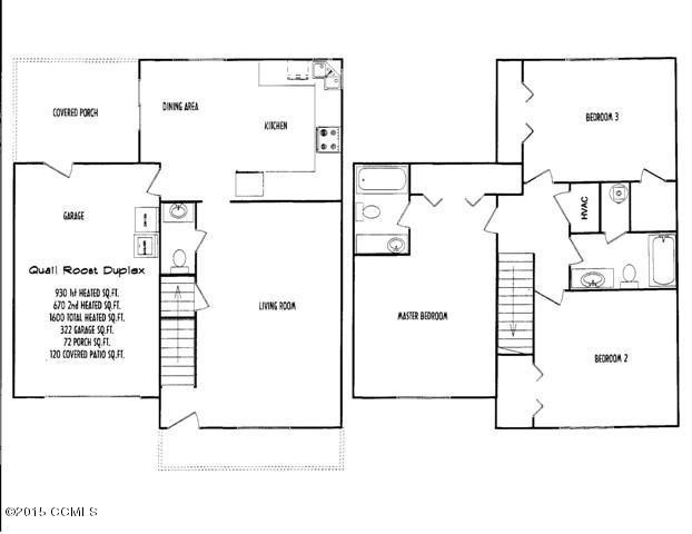 216 Smallwood Road Hubert, NC 28539 - Photo 45 of 45 16 Floor Plan