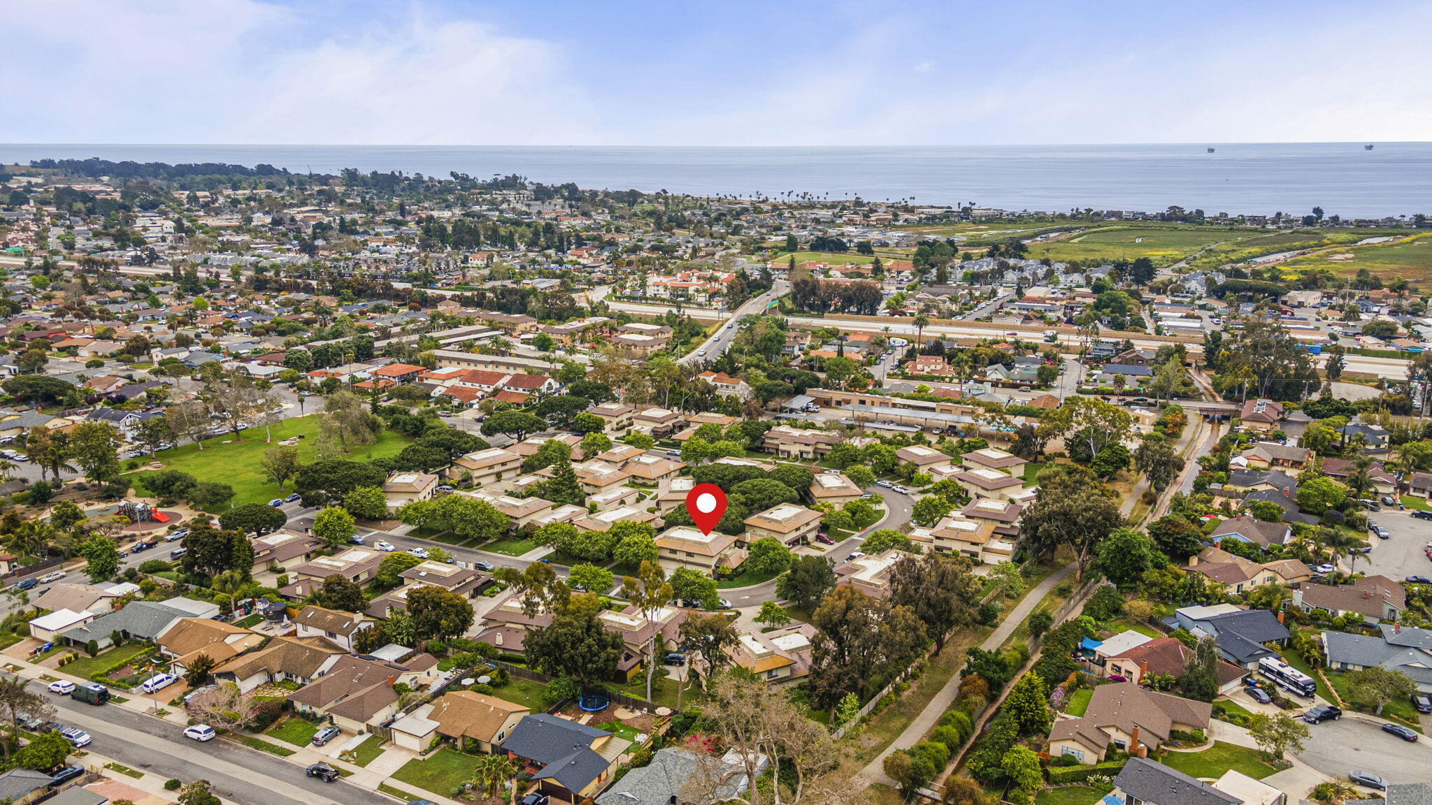 4413 Catlin Circle, Unit B Carpinteria, CA 93013 - Photo 21 of 23 an aerial view of multiple house