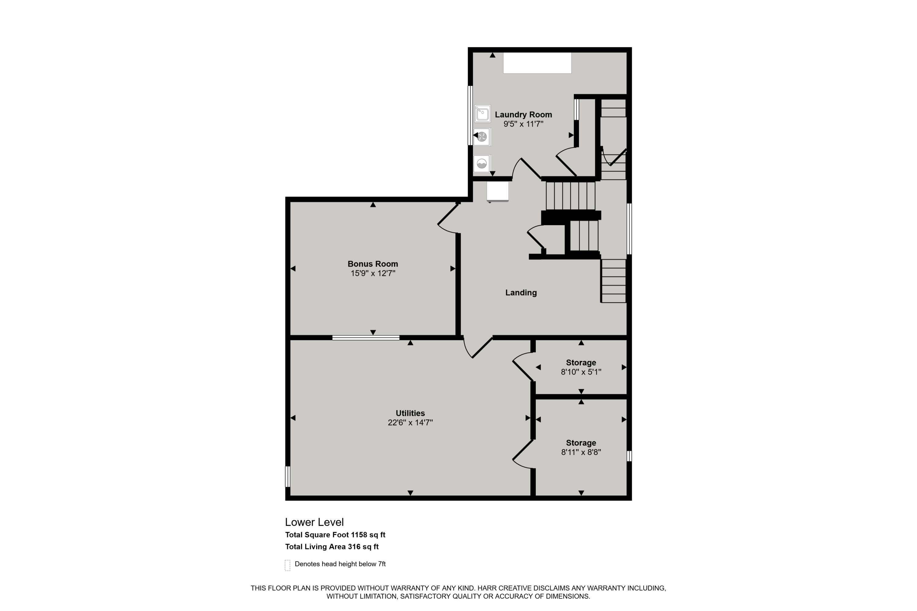 430 West Upton Avenue Reed City, MI 49677 - Photo 18 of 19 lower-level