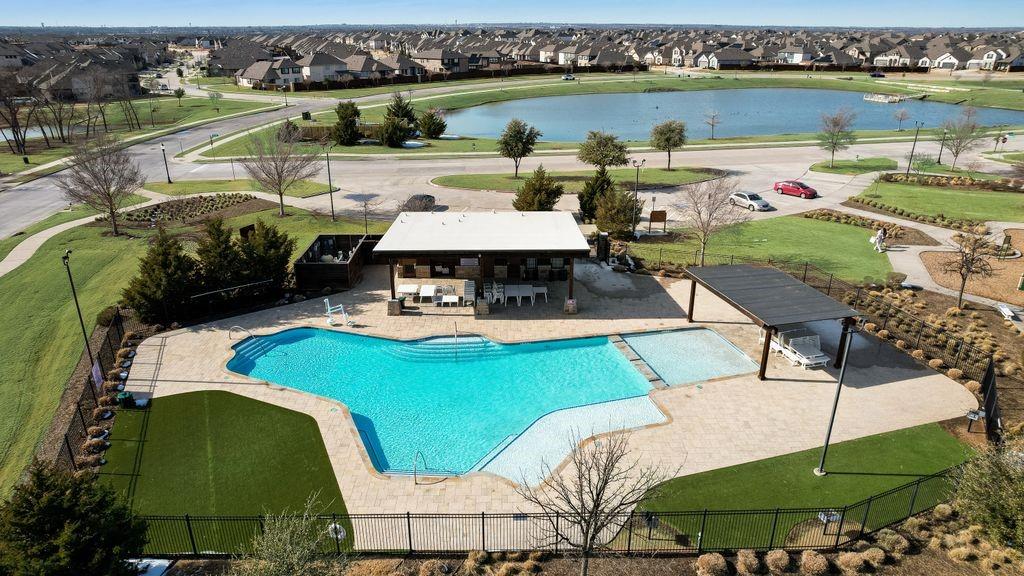 1620 Berry Rdg Trail Aubrey, TX 76227 - Photo 26 of 33 an outdoor space with furniture and water view