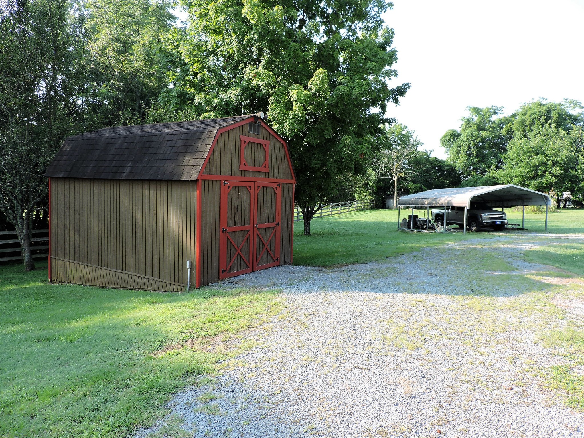 3581 Franklin Road Lebanon, TN 37090 - Photo 12 of 42 a view of a back yard of the house