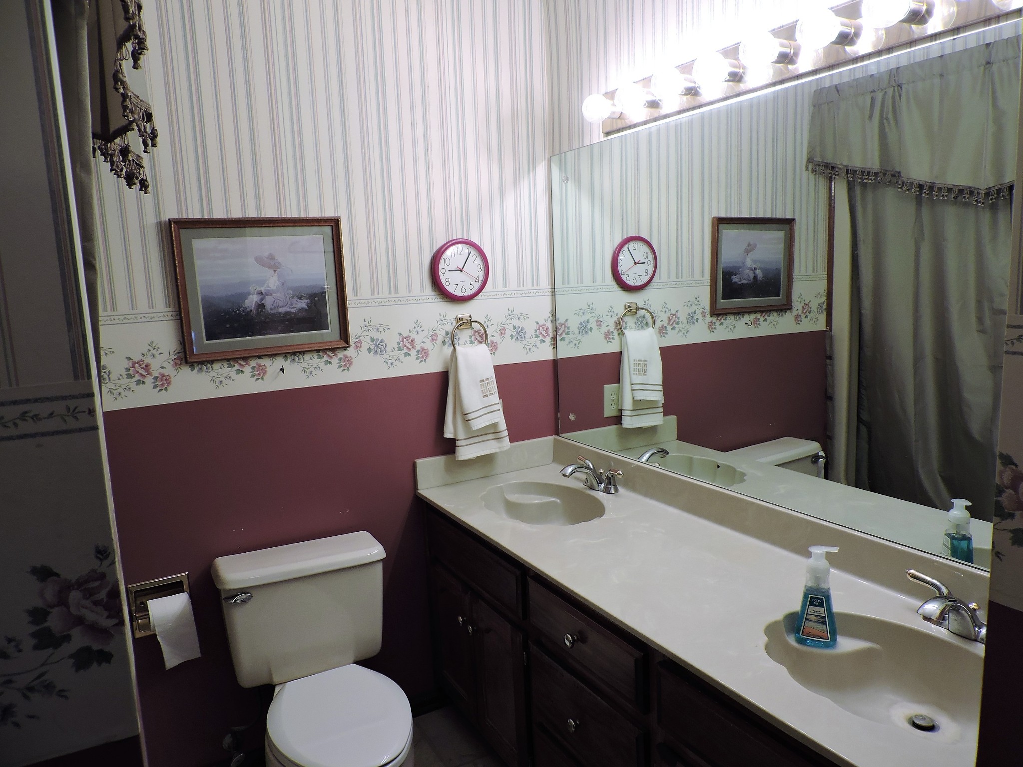 3581 Franklin Road Lebanon, TN 37090 - Photo 38 of 42 a bathroom with a toilet a sink and mirror